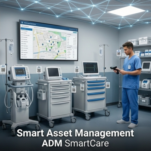 Smart Asset Management RTLS localisation équipements médicaux hôpital – ADM SmartCare